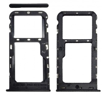 Контейнер SIM для Xiaomi Redmi Note 5/Note 5 Pro /Nokia 7.1/7,1+ Черный