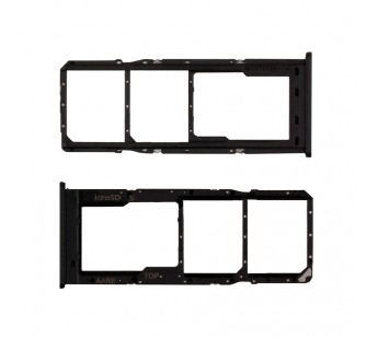 Контейнер SIM Samsung A125F (A12) Черный