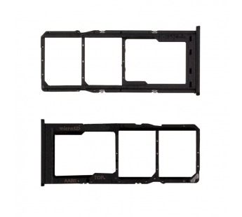Контейнер SIM Samsung A022G (A02) Черный
