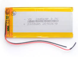 Аккумулятор универсальный 304569p 3,7v Li-Pol 2000 mAh (3*45*69 mm)