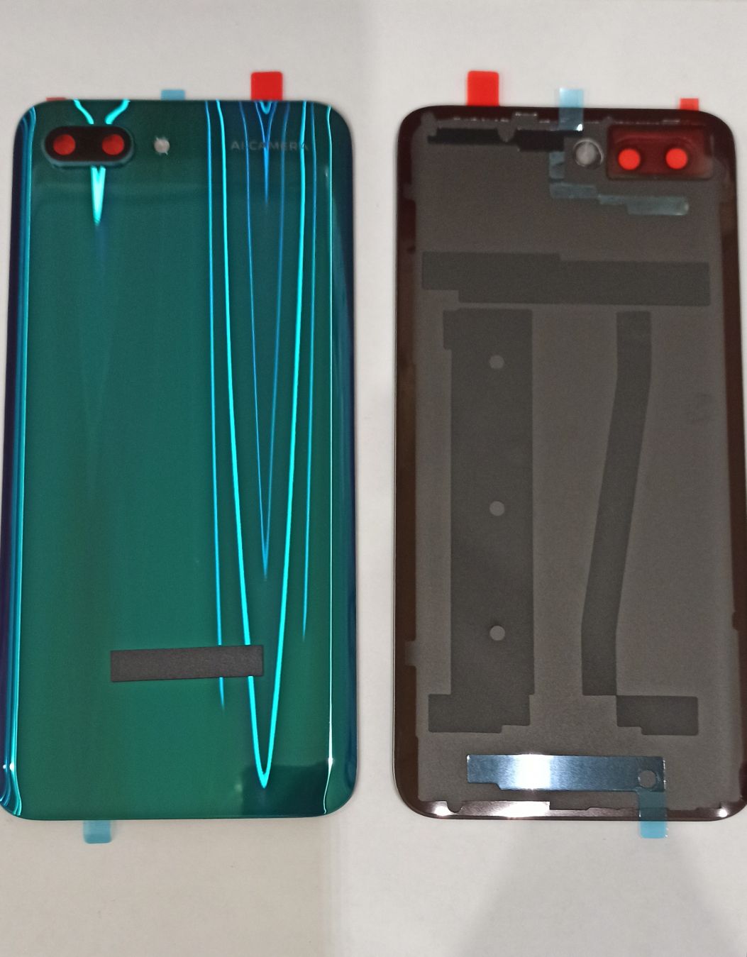 Задняя крышка для Huawei Honor 10 Зеленый – OR (есть стекло камеры,вспышки)