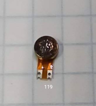 Микрофон универсальный (4мм. тонкий на шлейфе) №119