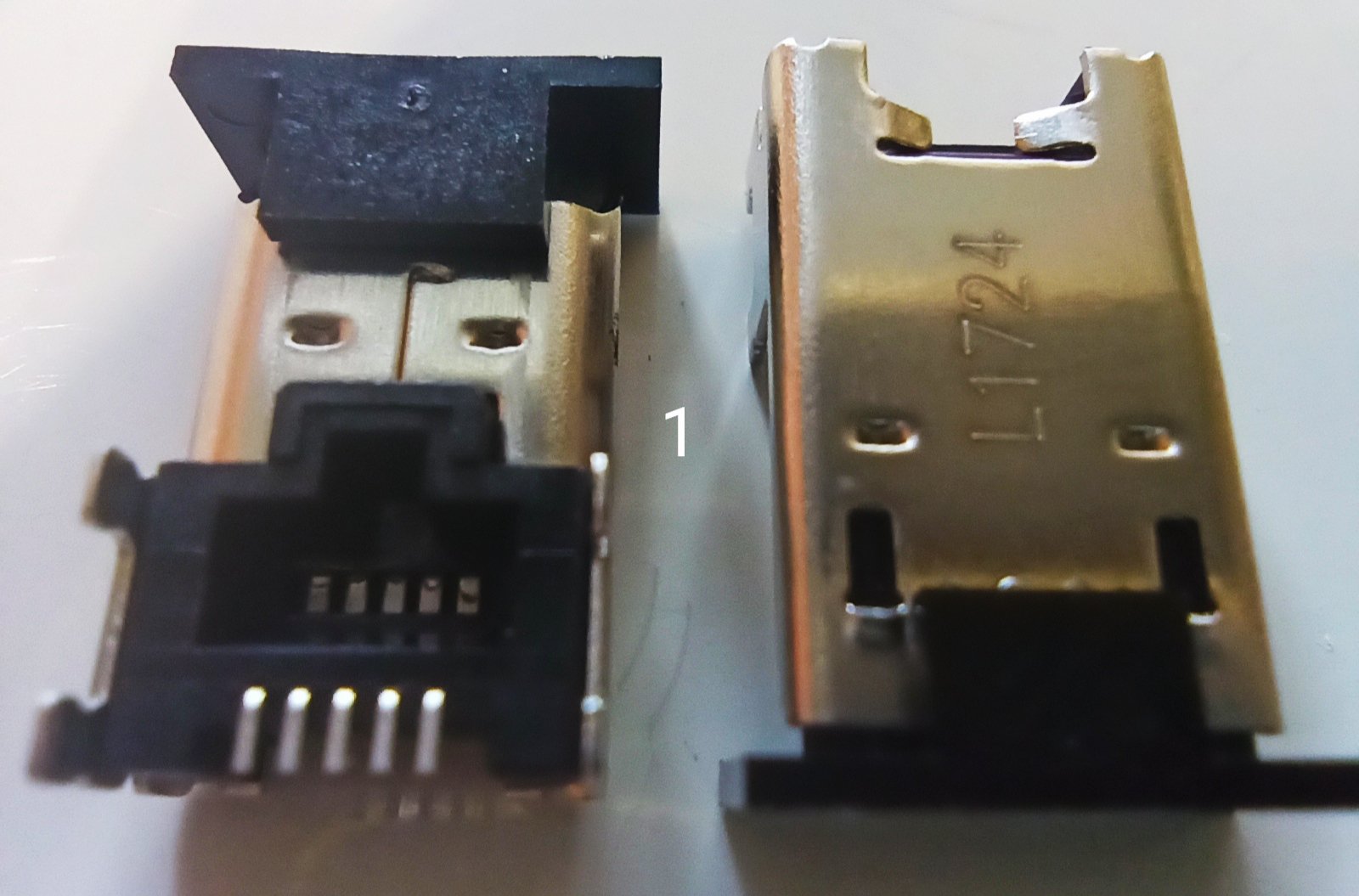 Разъем №1 Micro USB для Asus T100