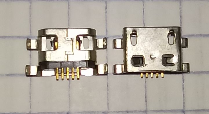 Разъем №15 Micro USB для Explay Surfer 7.03/Texet