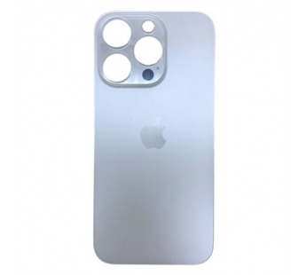 Задняя крышка для iPhone 14 Pro Белый (стекло, монолит, широкий вырез под камеру, логотип) – OR