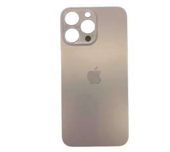 Задняя крышка для iPhone 14 Pro Золото (ув. вырез камеры)уценка.Недокрашена стекло камеры