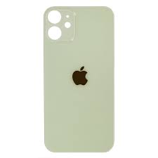 Задняя крышка для iPhone 12 Mini зеленый (стекло, широкий вырез под камеру, логотип)OR