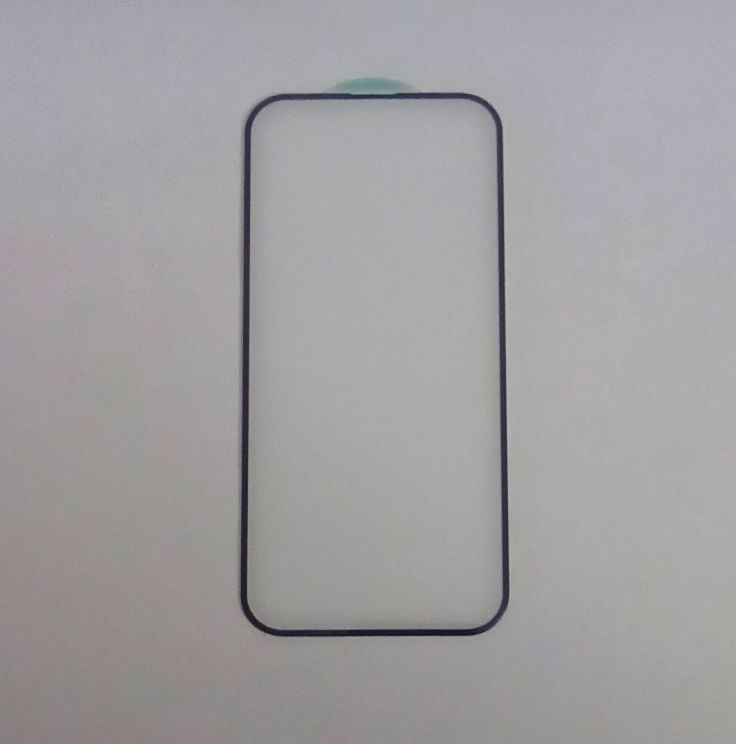 Защитное стекло “Стандарт” для iPhone 14 Pro Черный (Полное покрытие)