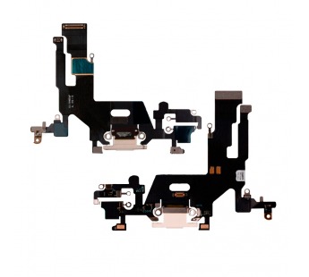 Шлейф для iPhone 11 на системный разъем/микрофон Белый OR