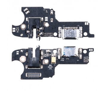 Шлейф для Realme Narzo 30A плата на системный разъем/разъем гарнитуры/микрофон