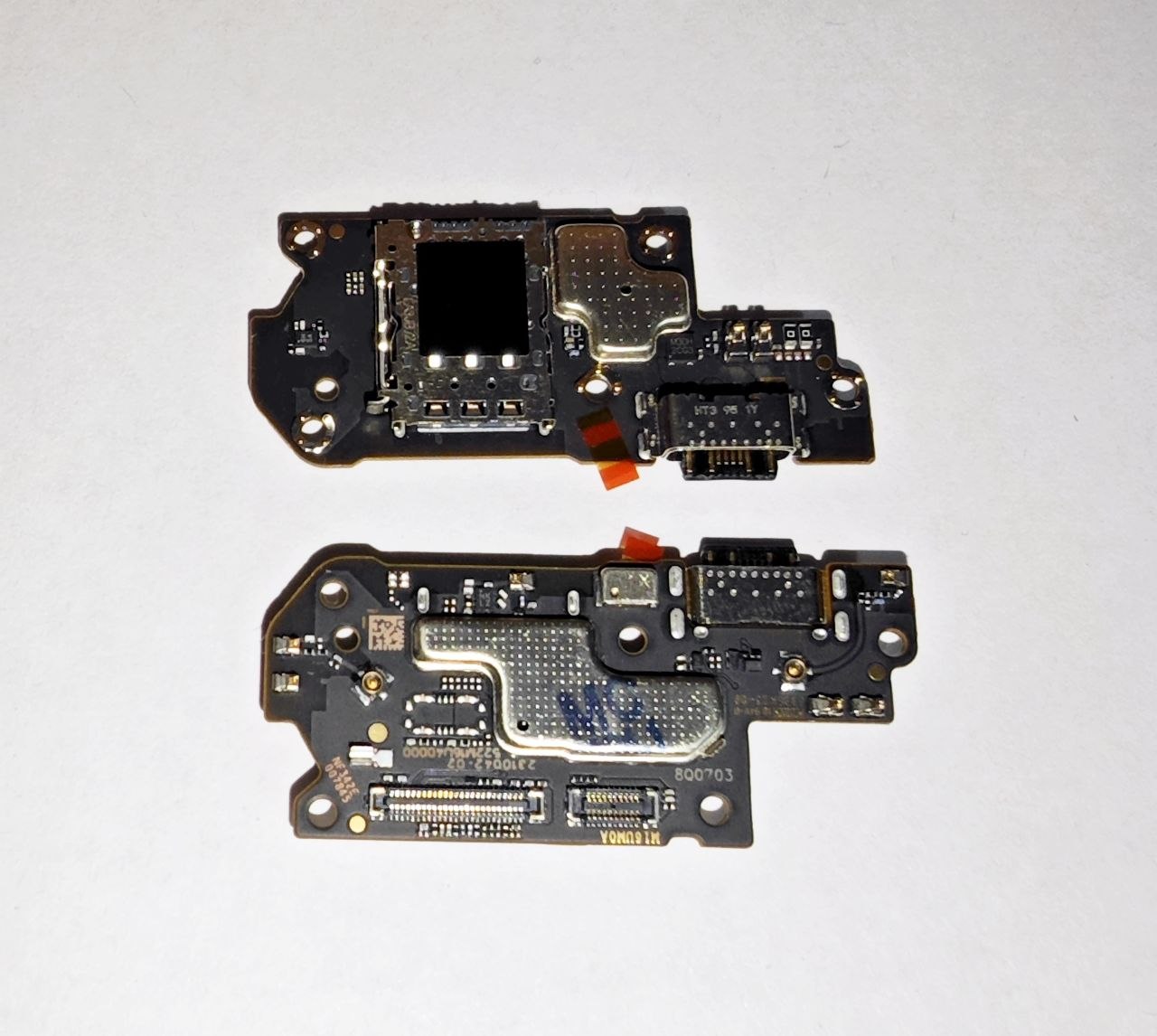 Шлейф для Xiaomi Redmi Note 12 Pro + плата на системный разъем/микрофон OR