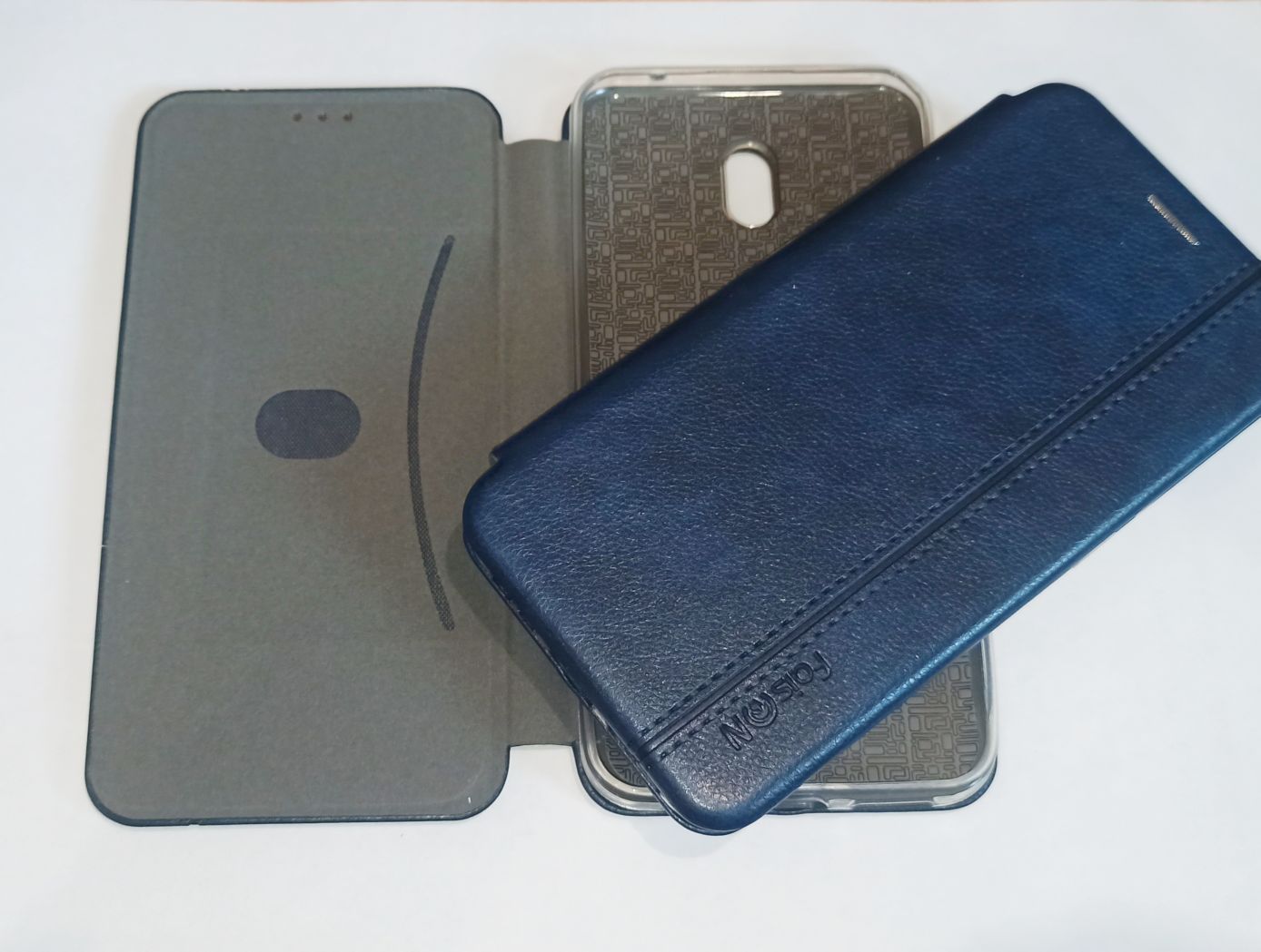 Чехол-книжка FaisON для XIAOMI Redmi 8A, PREMIUM Line, CA-11, цвет: синий