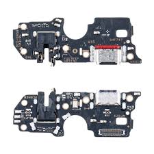 Шлейф для OPPO A58 4G (CPH2577) плата на системный разъем/разъем гарнитуры/микрофон