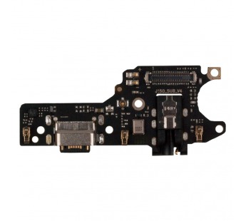 Шлейф для Xiaomi Redmi Note 9 плата системный разъем/разъем гарнитуры/микрофон – Премиум (все компоненты)