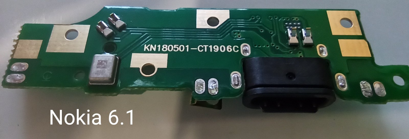 Шлейф для Nokia 6.1 (2018) на системный разъем/микрофон