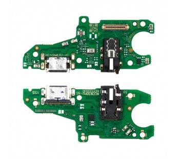 Шлейф для Huawei Honor X7 плата на системный разъем/разъем гарнитуры/микрофон