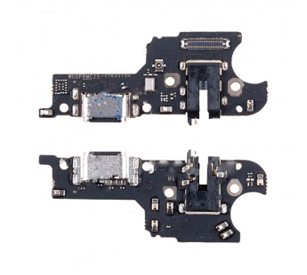 Шлейф для Realme Narzo 50A плата на системный разъем/разъем гарнитуры/микрофон