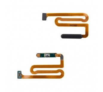 Шлейф для Samsung M127F/A125F/A127F (M12/A12/A12 Nacho) сканер отпечатка пальцев/кнопка вклчения Черный