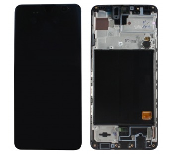 Дисплей для Samsung A515F Galaxy A51 модуль с рамкой Черный  OR SP