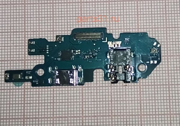Шлейф для Samsung A105F (A10) плата системный разъем/разъем гарнитуры/микрофон