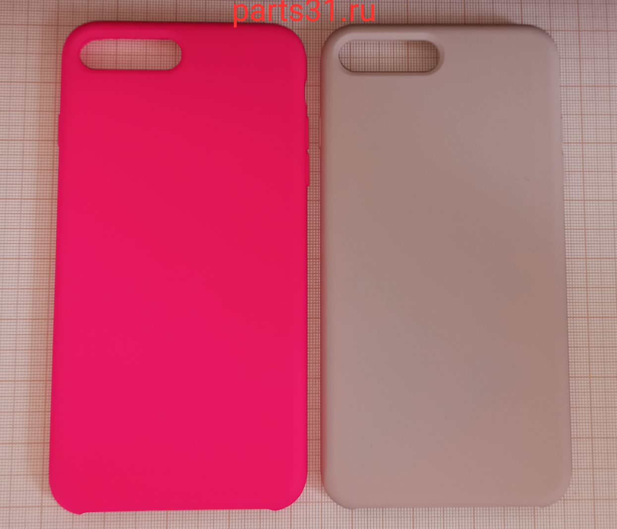 Чехол-накладка Soft Touch для iPhone 7 Plus/8 Plus Розовый (+FaisON)
