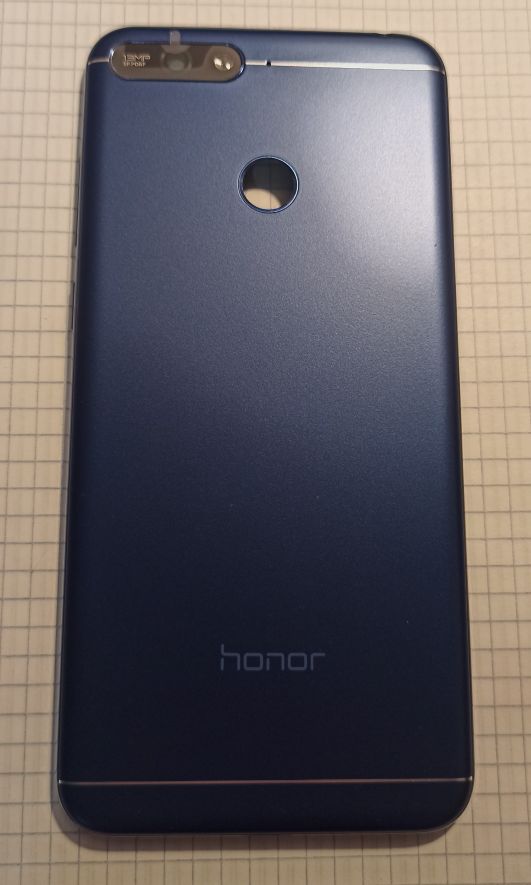 Задняя крышка для Huawei Honor 7A Pro (AUM-L29) / Y6 Prime (2018) (ATU-L3xt) Синяя