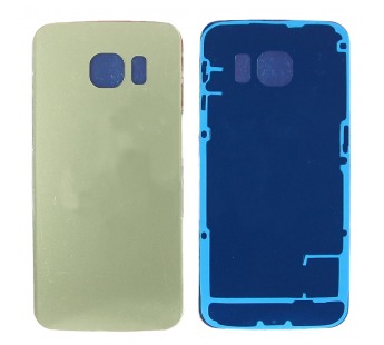 Задняя крышка для Samsung G925 (S6 Edge) Золото