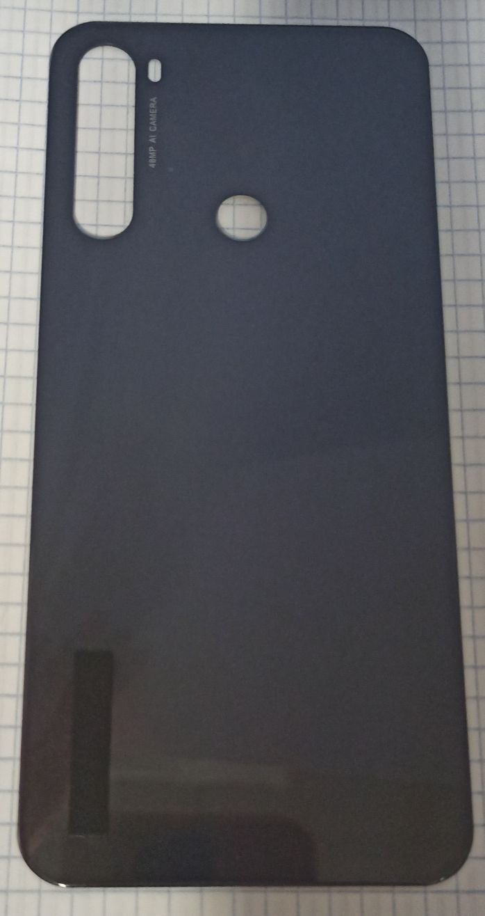 Задняя крышка для Xiaomi Redmi Note 8T Черный (Темно -серый)