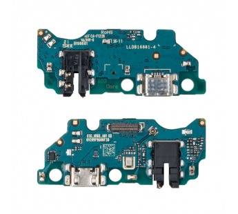 Шлейф для Samsung A032F (A03 Core) плата системный разъем/разъем гарнитуры/микрофон