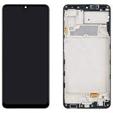 Дисплей для Samsung A225 ( A22 4G) модуль в рамке в сборе с тачскрином Черный – (OLED)