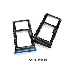 Контейнер SIM для Xiaomi Poco M4 Pro 5G Черный