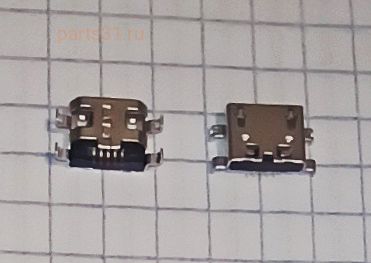 Разъем №154 Micro USB для Alcatel OT-4027D/2005/3041/4030/5020/5025D/5036D/5038D/6010D/6030/6036Y