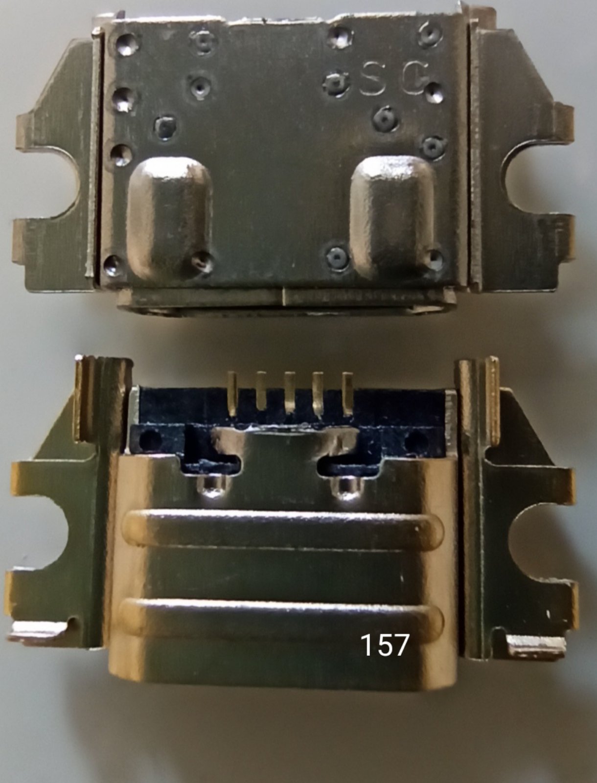 Разъем №157 Micro USB для Asus ZC500TG/ZB500KL/ZB450KL/ZB552KL/ZB690KG (ZenFone GO)