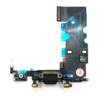 Шлейф для iPhone 8/ iPhone SE (2020)/ iPhone SE (2022) на системный разъем + разъем гарнитуры Черный