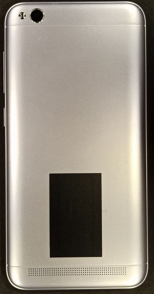 Задняя крышка для Xiaomi Redmi 5A Серый (есть стекло камеры,вспышки