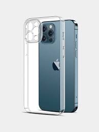 Чехол задняя накладка iPhone 16 Plus (с защитой камеры) Прозрачный