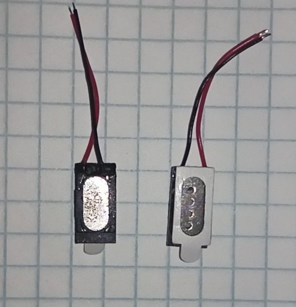 Динамик универсальный 12х6мм с проводами №49