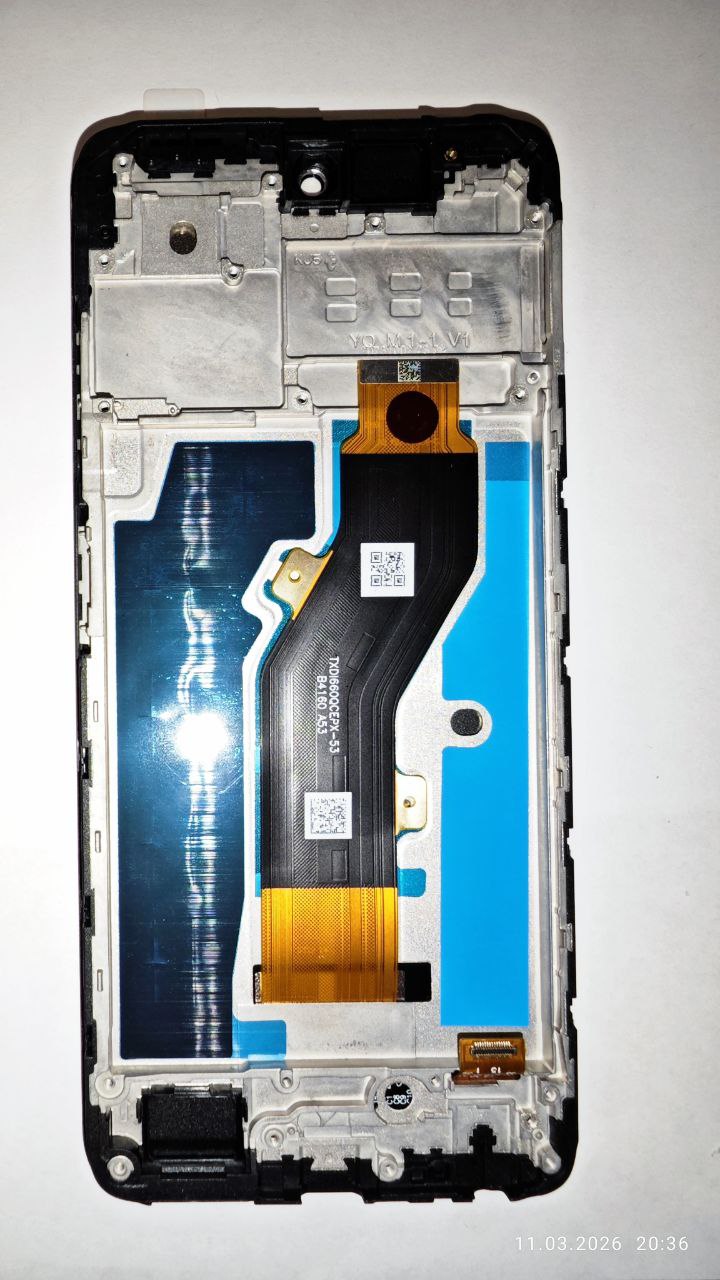 Дисплей для Tecno Spark 20 (KJ5) модуль с рамкой Черный – OR