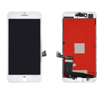 Дисплей для iPhone 7 Plus Белый -Премиум модуль в сборе с тачскрином (OEM яркость+задняя метал.рамка+проклейка+глазок)