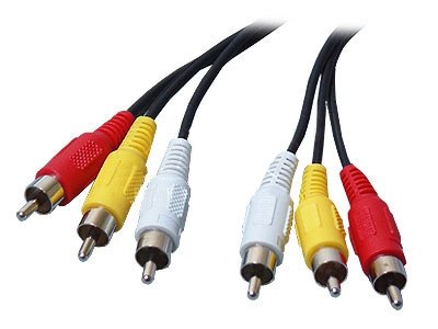 Кабель 3xRCA – 3xRCA SmartBuy KA-233-125, 3.0м, круглый, силикон, цвет: серый