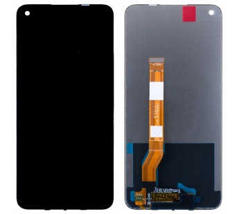 Дисплей для OPPO A96 (CPH2333) /Realme 8i/Realme 9i/Narzo 50 4G в сборе с тачскрином Черный