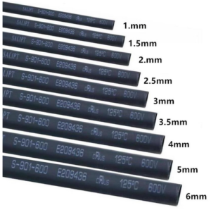 Термоусаживаемая трубка (1.6 мм*1м) Черный