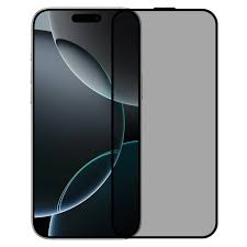 Защитное стекло “Антишпион” для iPhone 16 Plus Черный