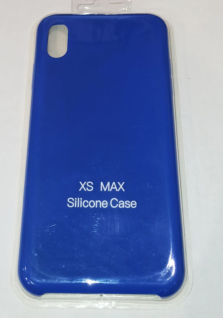 Чехол-накладка Soft Touch для iPhone XS MAX Синий