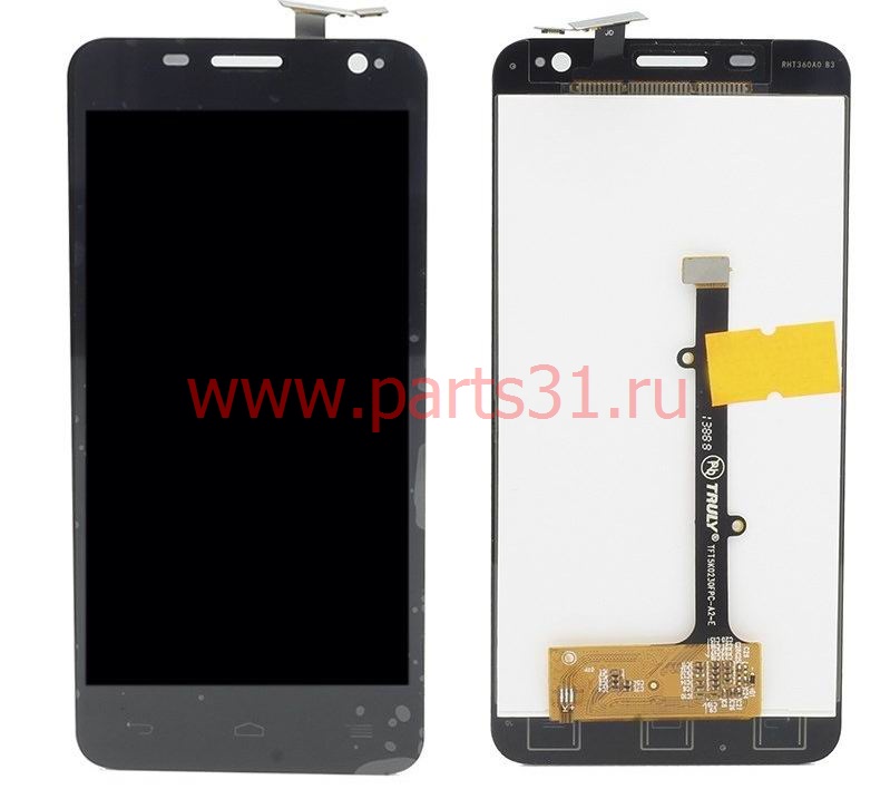 Дисплей Alcatel OT-6012D/OT-6012X (Idol Mini) в сборе с тачскрином Черный