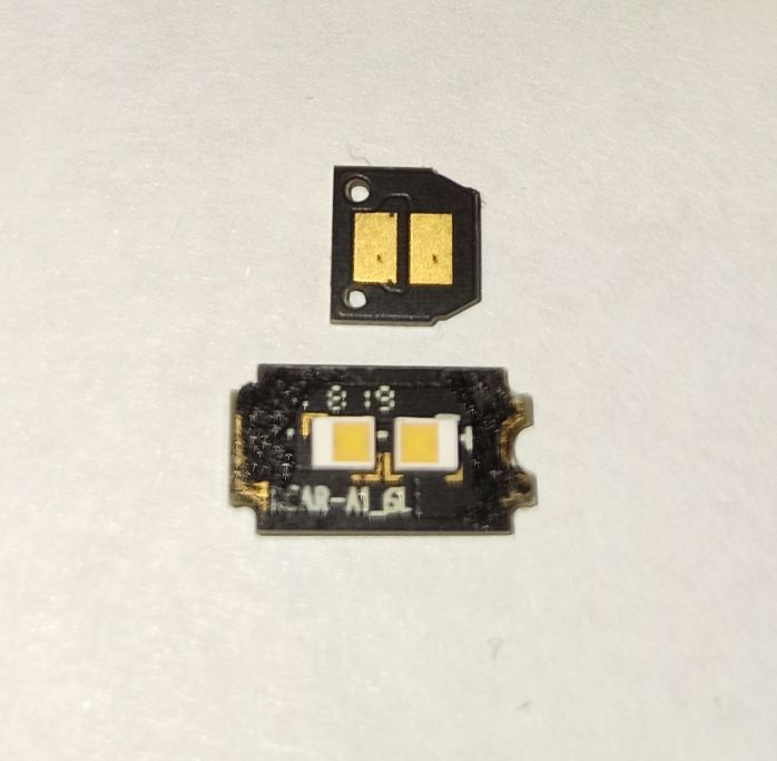Вспышка/датчик фонарика на камеры для Xiaomi Mi A2, Mi 6x 2шт (фронтальная и основная)