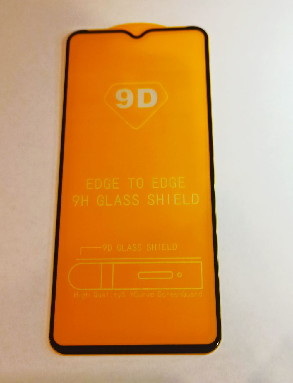 Защитное стекло “Полное покрытие” для Vivo Y20 / Y21 / Y16 Черное