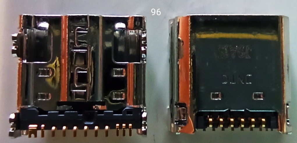 Разъем №96 Micro USB для Samsung P5200/T210/T211/T230/T231