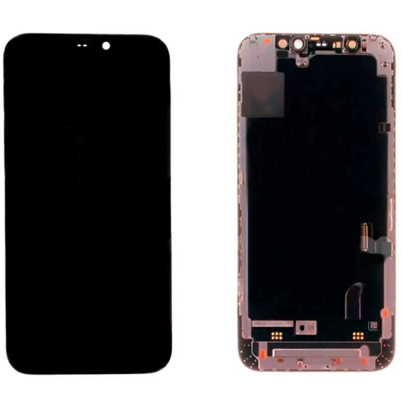Дисплей для iPhone 12 mini (A2399) в сборе с тачскрином Черный (Hard OLED) (площадка под IC)