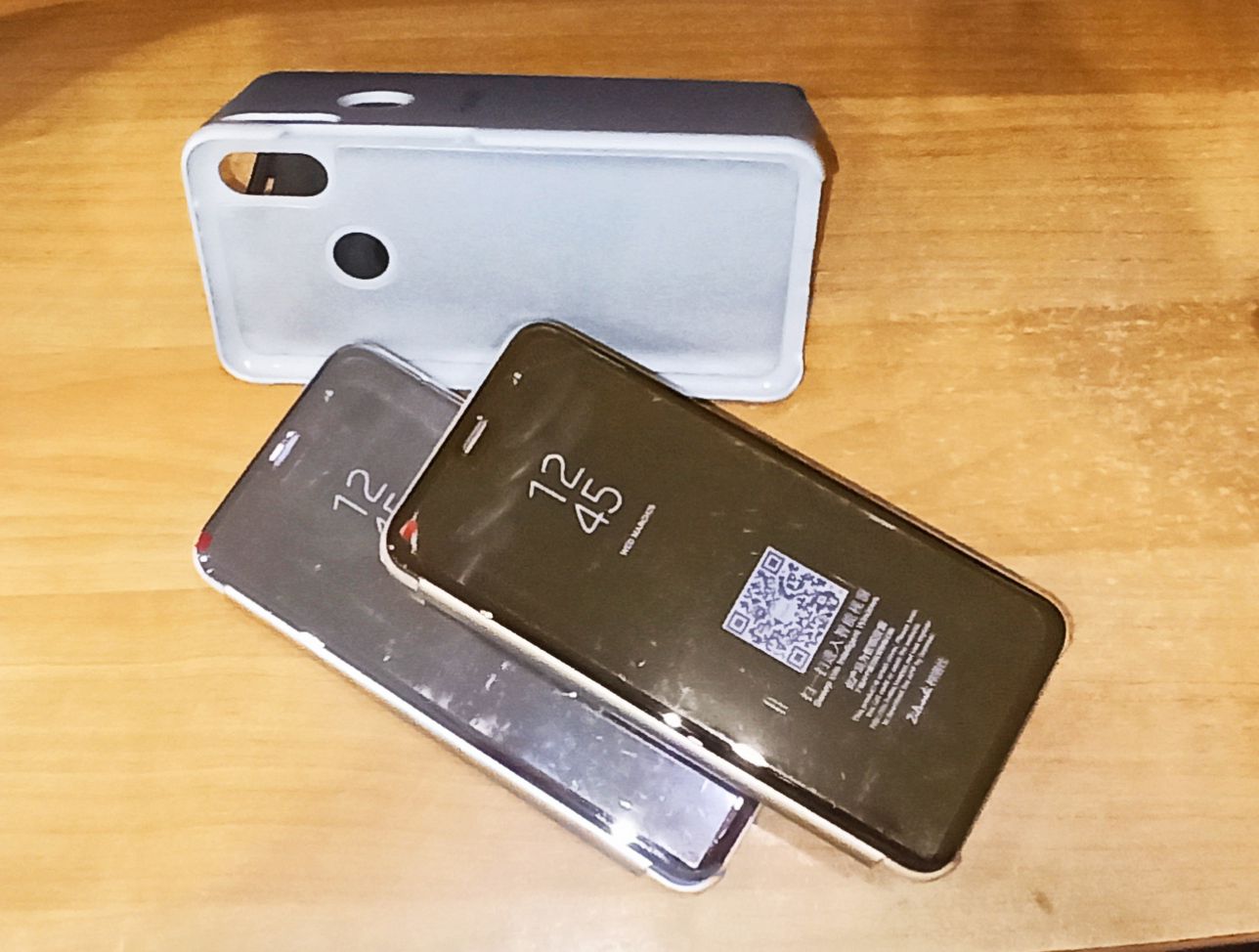 Чехол-книжка Xiaomi Mi A2/Mi6X MIRROR, пластик,